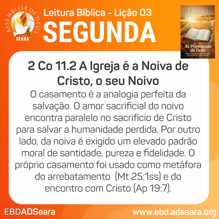 Leitura de Segunda - Lição 03