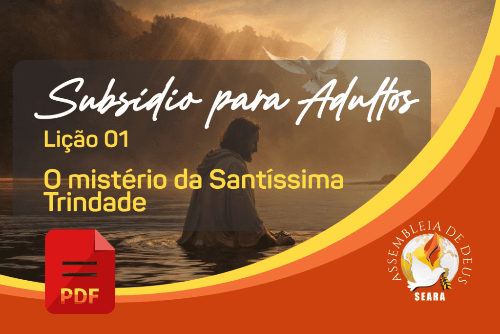 Subsídio Adultos - Lição 01 - PDF